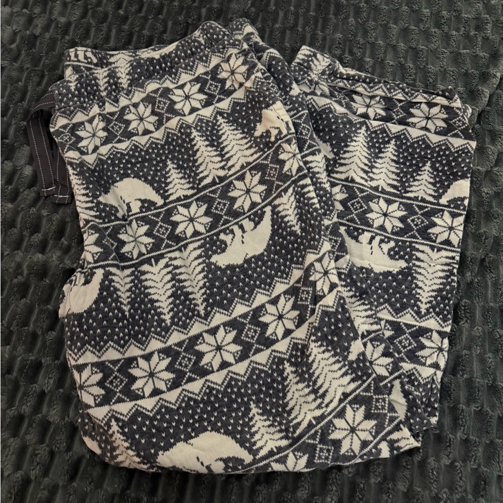 Old Navy Black and White Patterned Pants